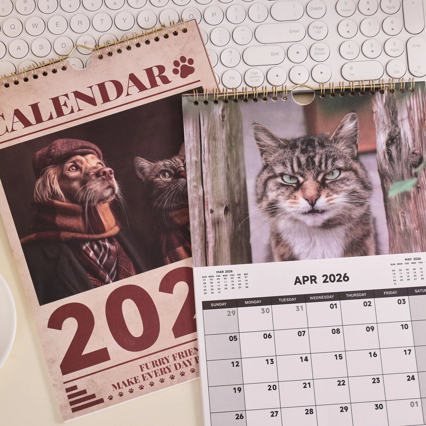 2026 Monthly Pet Calendar 12-Months | Shopyye