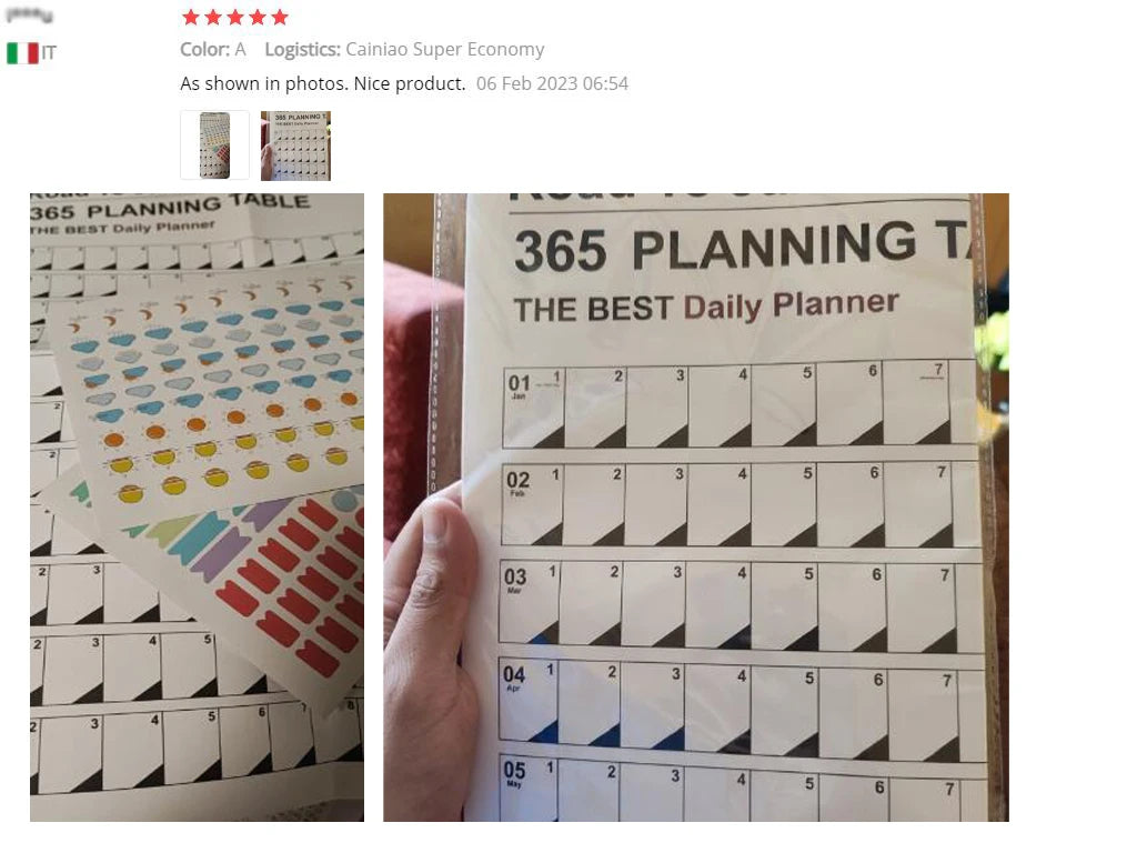 2026 Simple Wall Calendar Planner | Shopyye