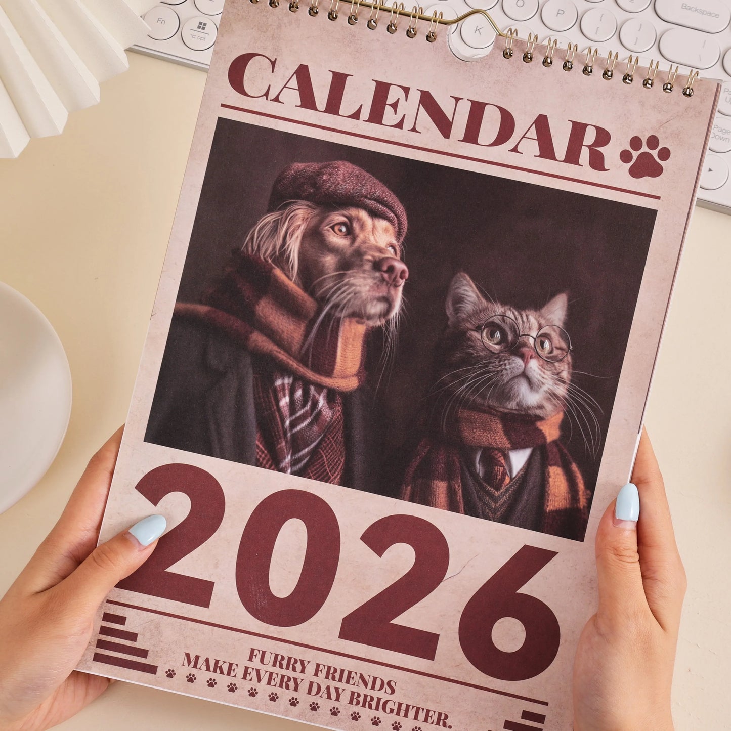 2026 Monthly Pet Calendar 12-Months | Shopyye