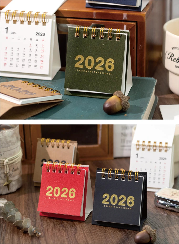 12-Month Mini Desk Calendar | Shopyye