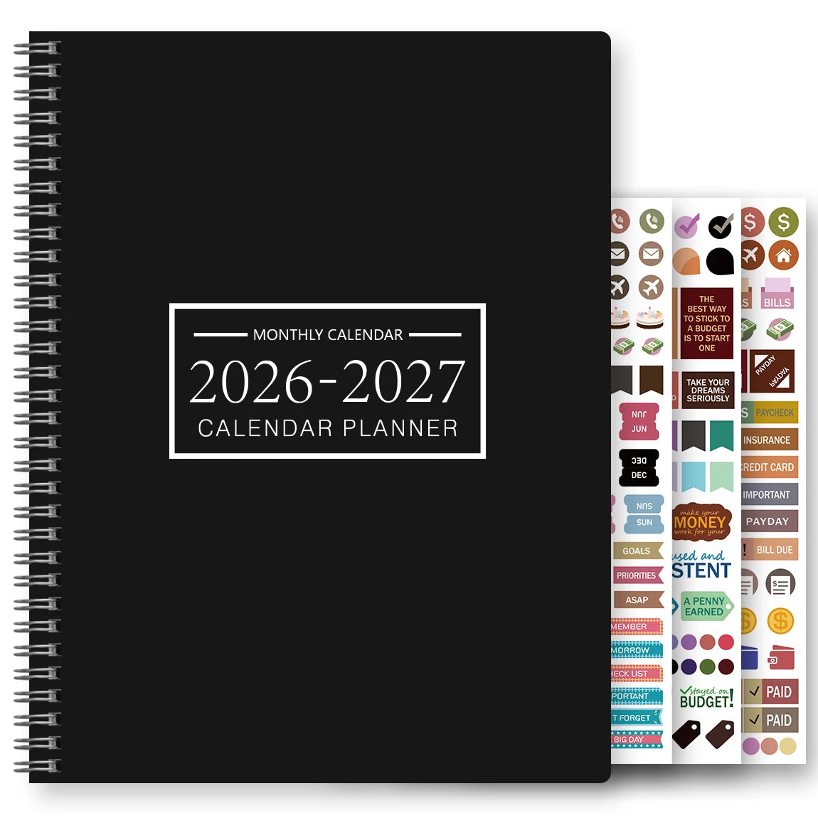 2026–2027 Calendar Planner with Stickers | Shopyye