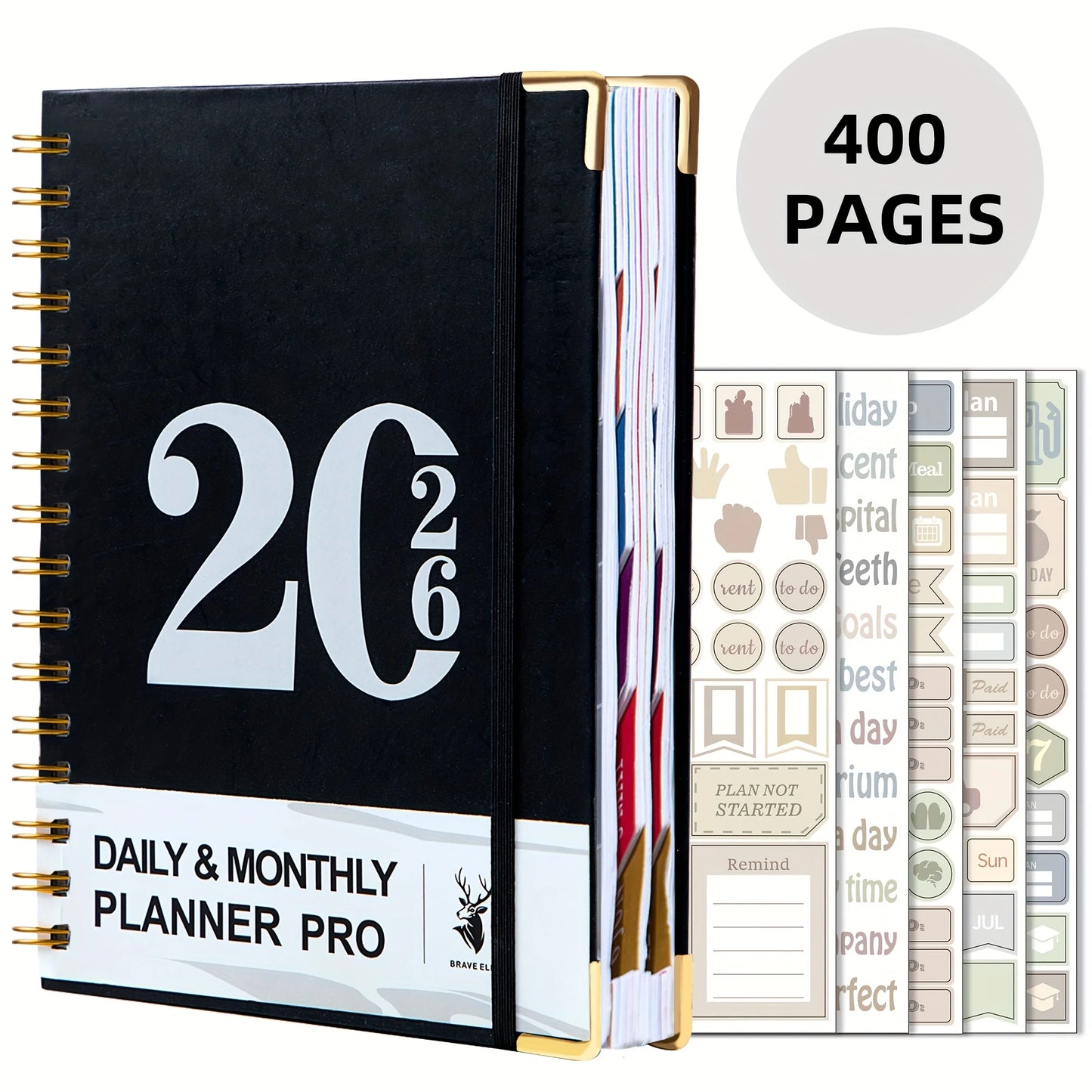 2026 365-Day Planner 320 Pages | Shopyye