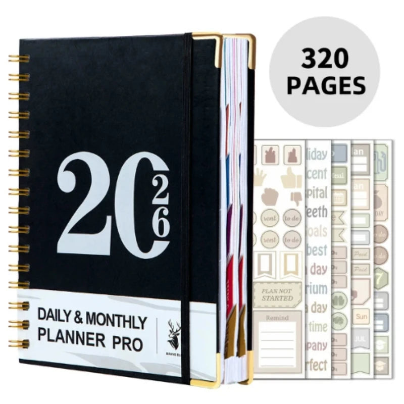 2026 365-Day Planner 320 Pages | Shopyye