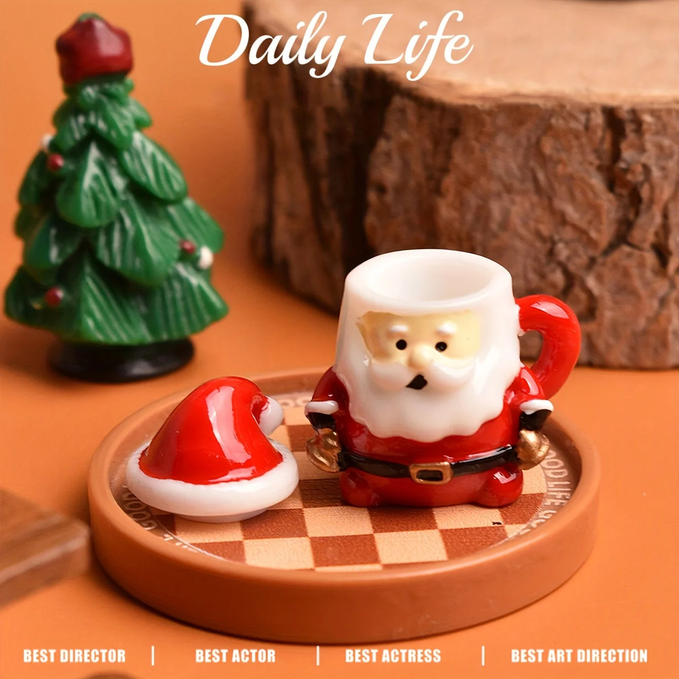 Mini Santa Claus Teacup Figurine – Dollhouse & Home Decor | Shopyye