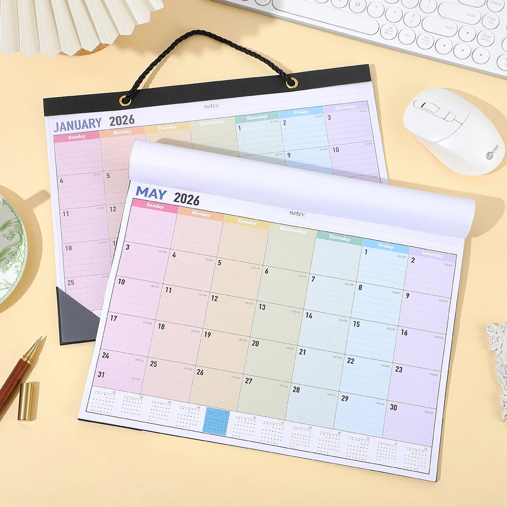 2026 Wall Calendar with Waterproof Cover | Shopyye