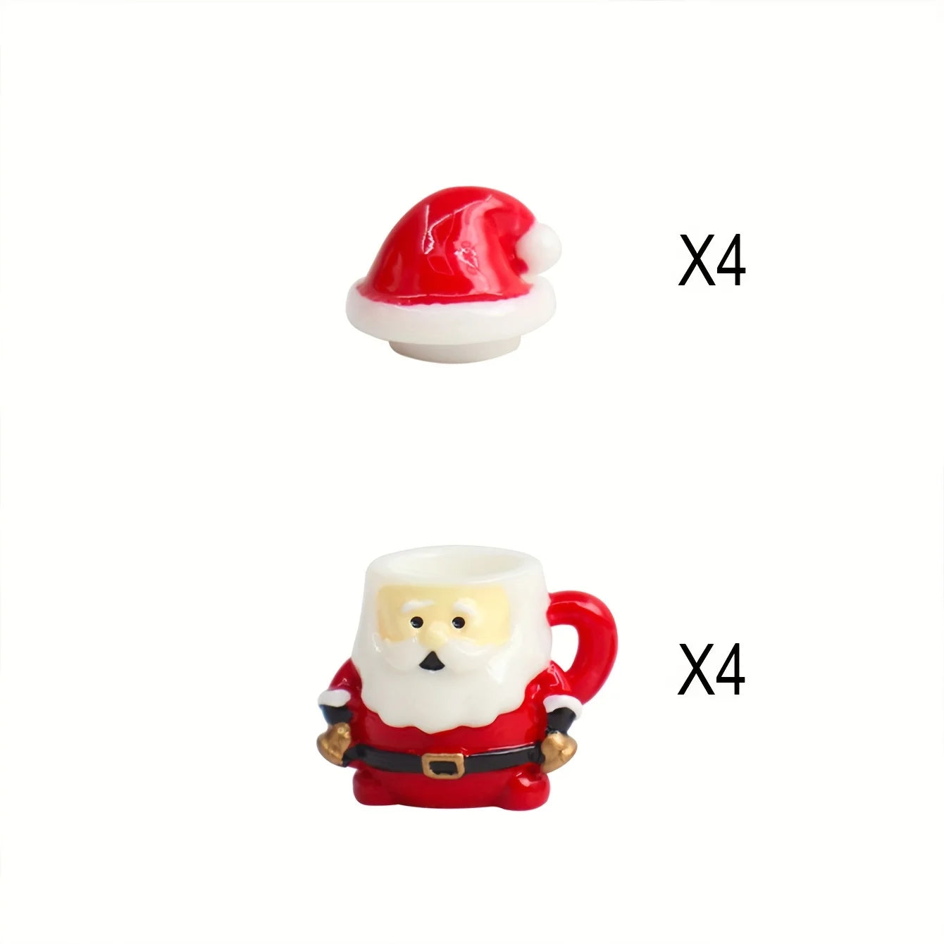 Mini Santa Claus Teacup Figurine – Dollhouse & Home Decor | Shopyye