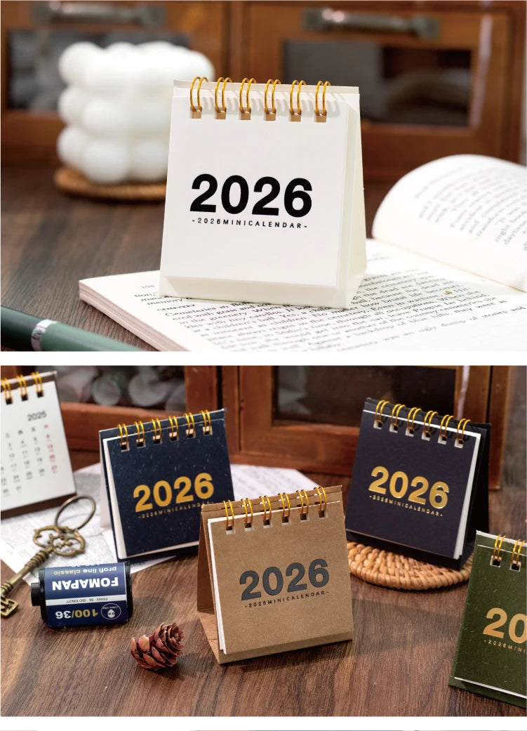 12-Month Mini Desk Calendar | Shopyye
