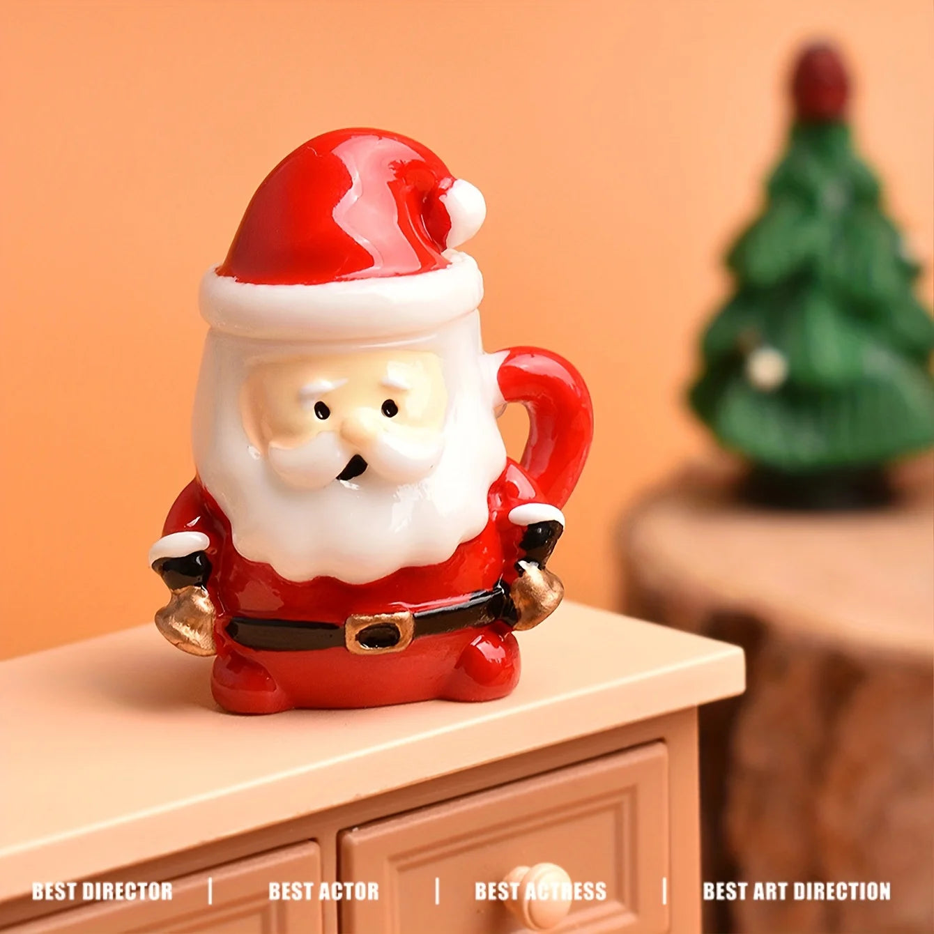 Mini Santa Claus Teacup Figurine – Dollhouse & Home Decor | Shopyye