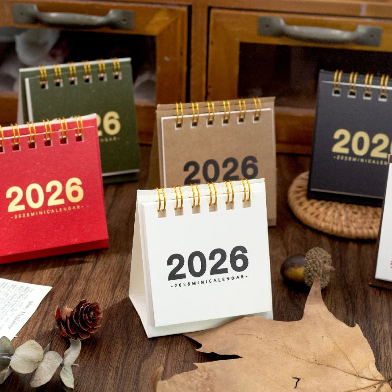 12-Month Mini Desk Calendar | Shopyye