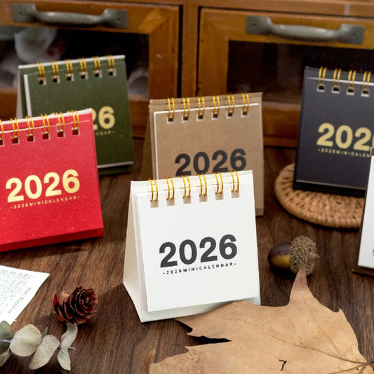 12-Month Mini Desk Calendar | Shopyye