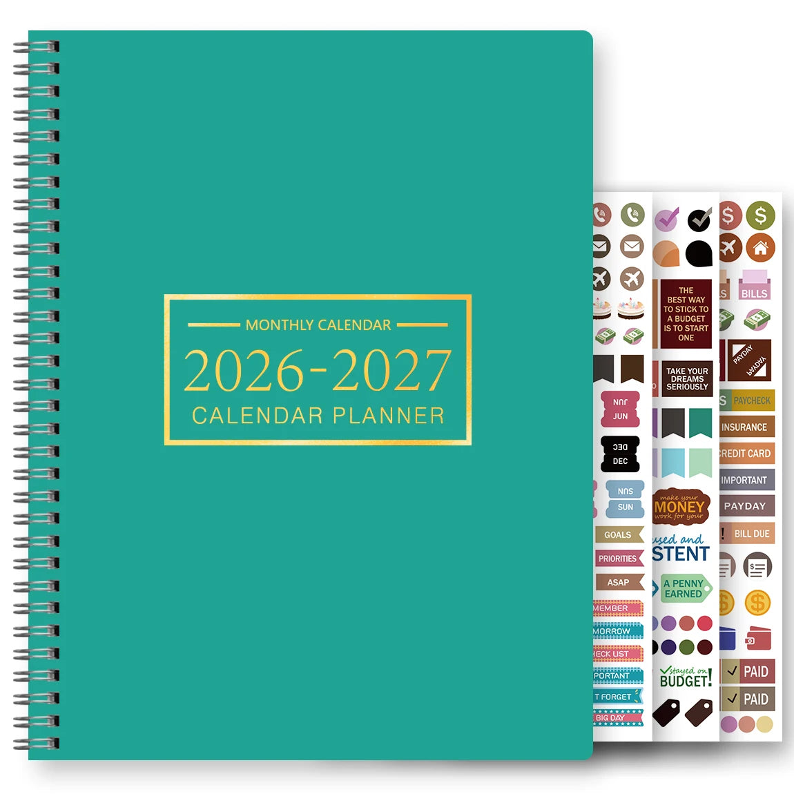 2026–2027 Calendar Planner with Stickers | Shopyye