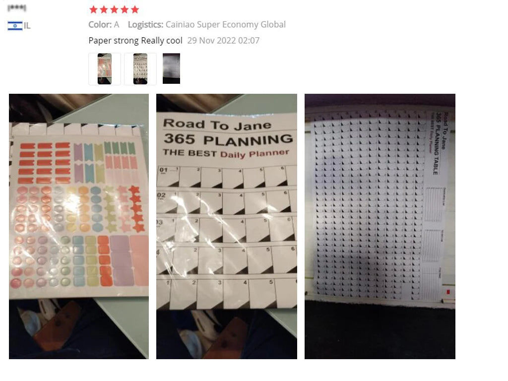 2026 Simple Wall Calendar Planner | Shopyye