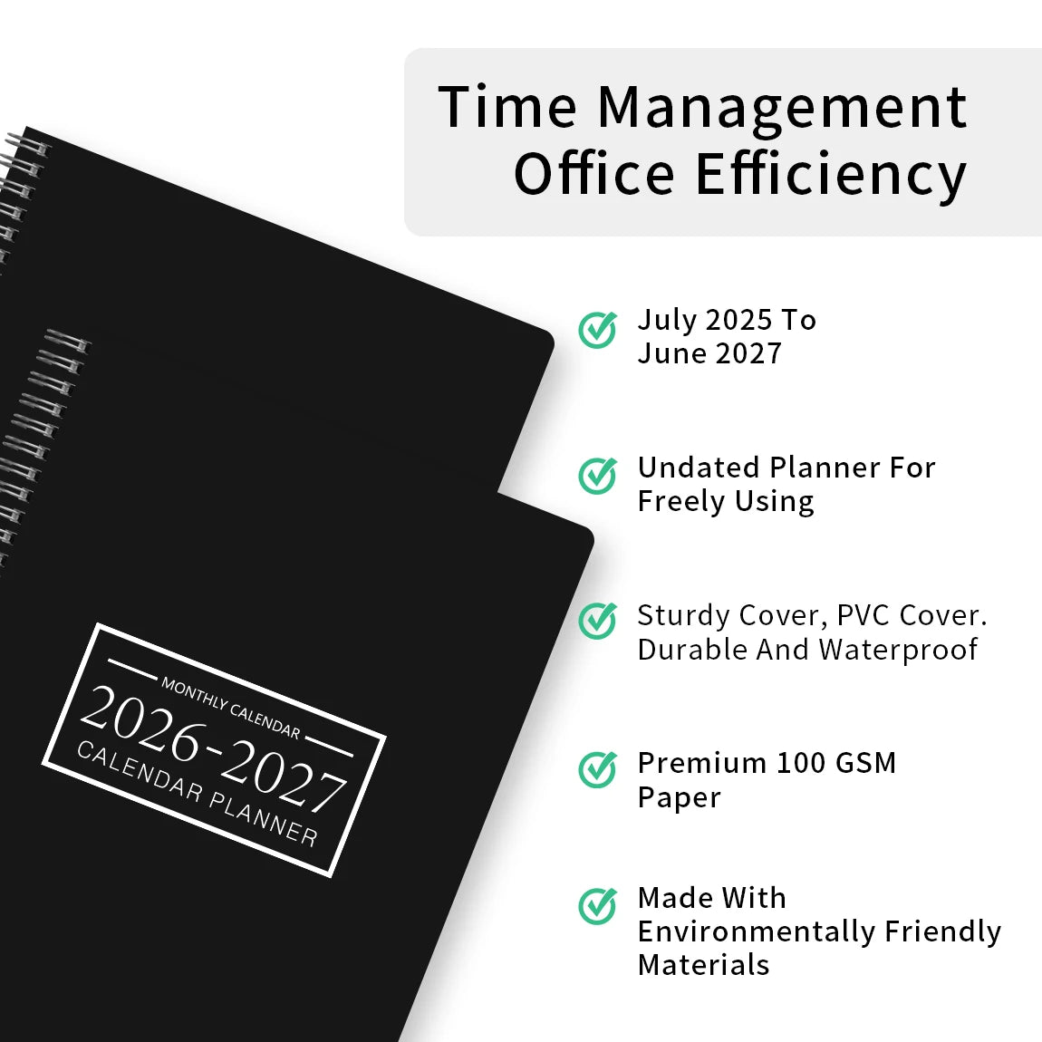 2026–2027 Calendar Planner with Stickers | Shopyye