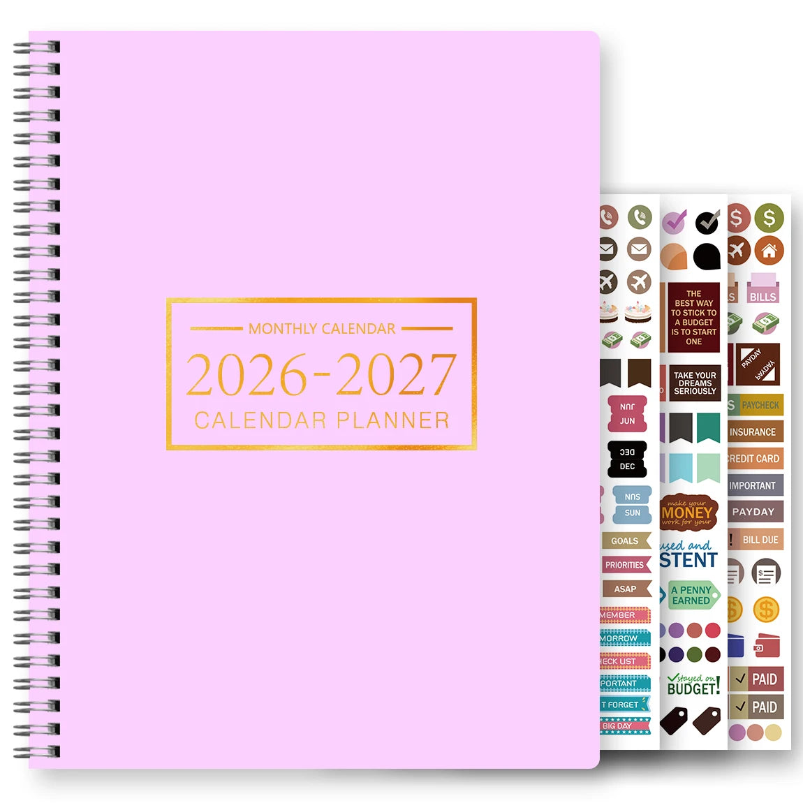 2026–2027 Calendar Planner with Stickers | Shopyye