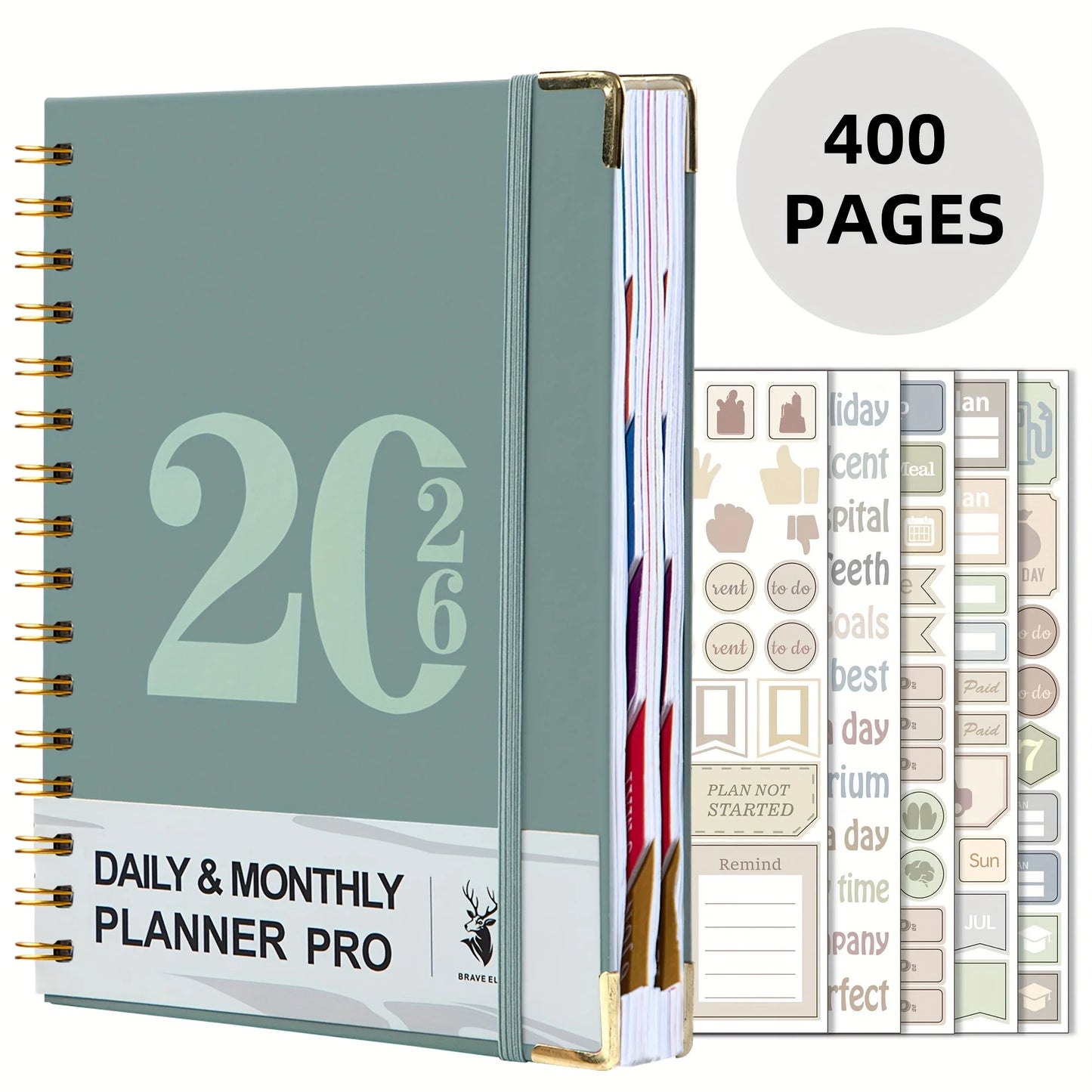 2026 365-Day Planner 320 Pages | Shopyye