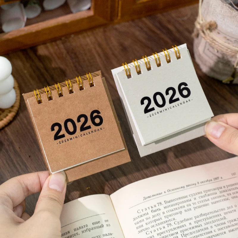 12-Month Mini Desk Calendar | Shopyye