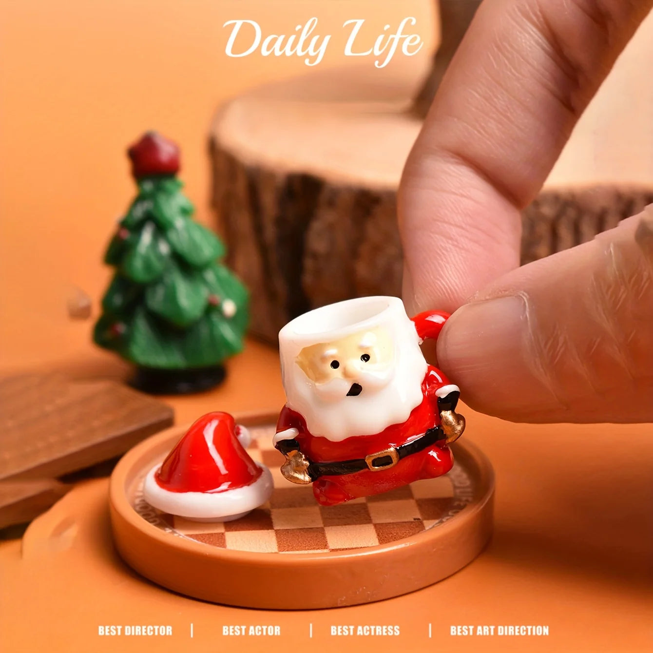 Mini Santa Claus Teacup Figurine – Dollhouse & Home Decor | Shopyye