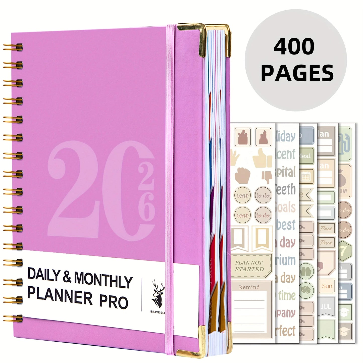 2026 365-Day Planner 320 Pages | Shopyye