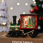Christmas Train Ornaments – Holiday Table Decoration with Crystal Ball | Shopyye