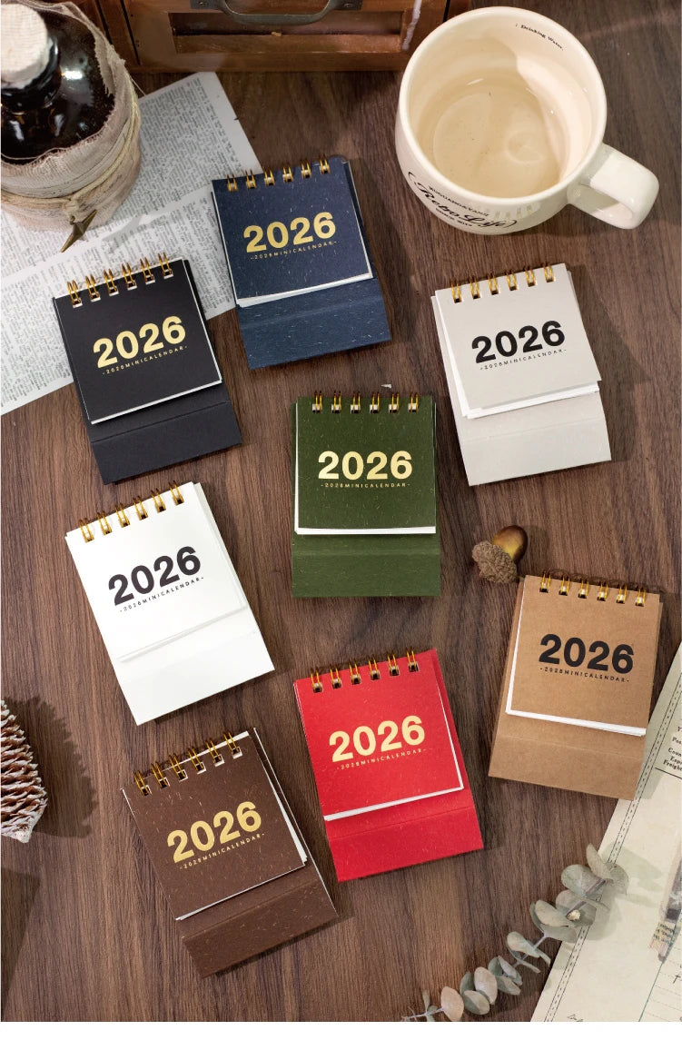 12-Month Mini Desk Calendar | Shopyye